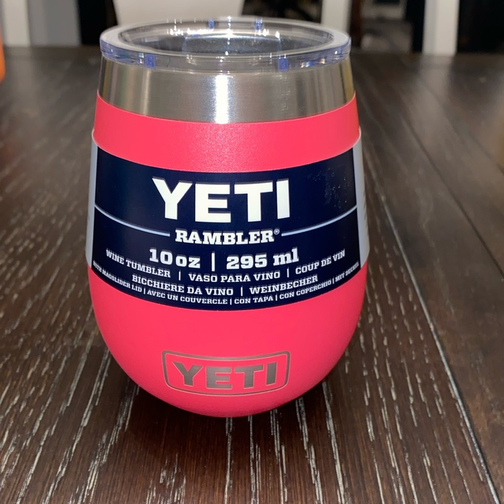 Yeti Bimini pink 10oz wine tumbler